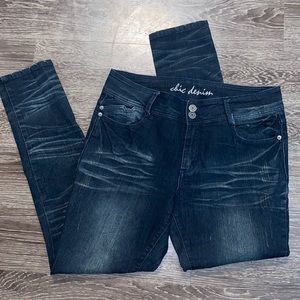 City Chic Chic Denim Distressed Jeans
